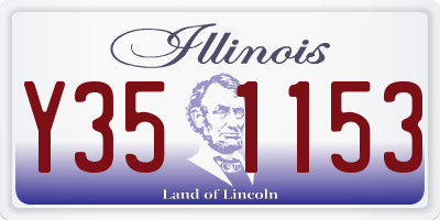 IL license plate Y351153