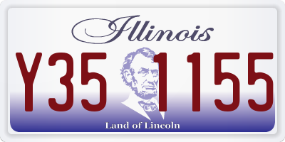 IL license plate Y351155