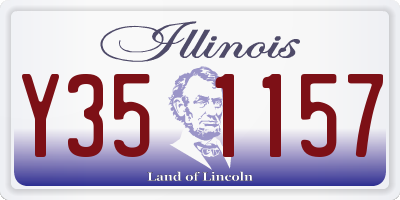 IL license plate Y351157