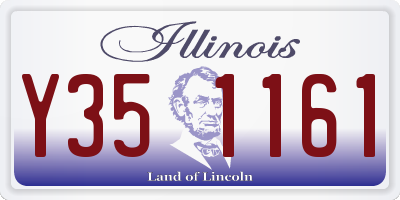 IL license plate Y351161