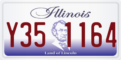IL license plate Y351164
