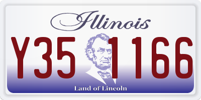 IL license plate Y351166