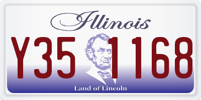 IL license plate Y351168