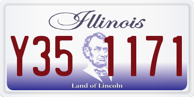 IL license plate Y351171