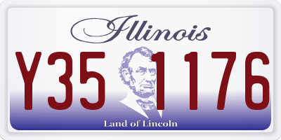 IL license plate Y351176