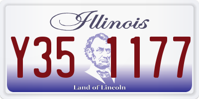 IL license plate Y351177