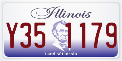 IL license plate Y351179
