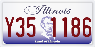 IL license plate Y351186