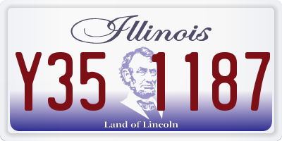 IL license plate Y351187