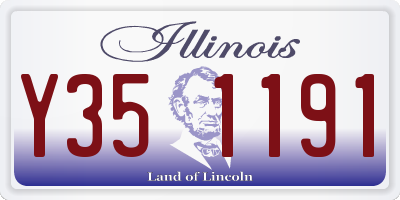 IL license plate Y351191