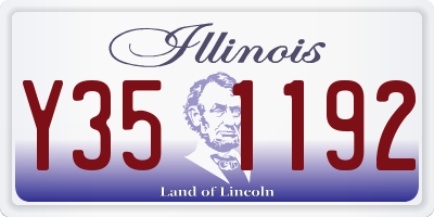 IL license plate Y351192