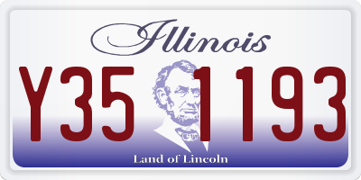 IL license plate Y351193
