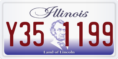 IL license plate Y351199