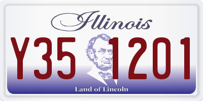 IL license plate Y351201