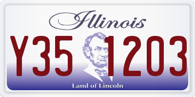 IL license plate Y351203