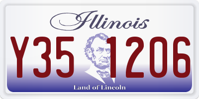IL license plate Y351206