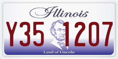 IL license plate Y351207