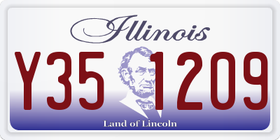 IL license plate Y351209