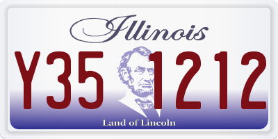 IL license plate Y351212