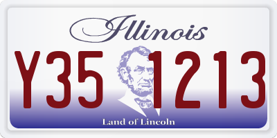 IL license plate Y351213