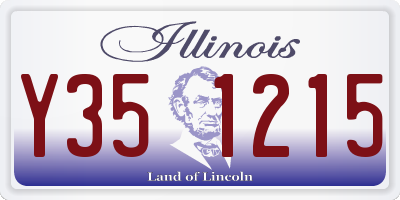 IL license plate Y351215
