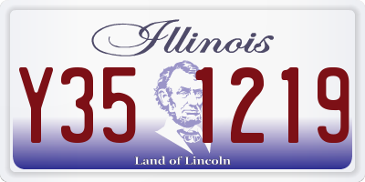 IL license plate Y351219