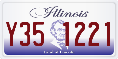 IL license plate Y351221