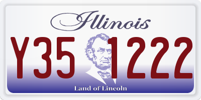 IL license plate Y351222