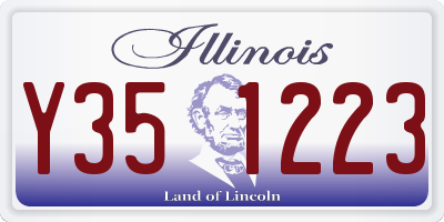 IL license plate Y351223