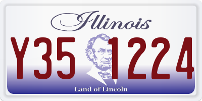 IL license plate Y351224