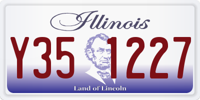 IL license plate Y351227