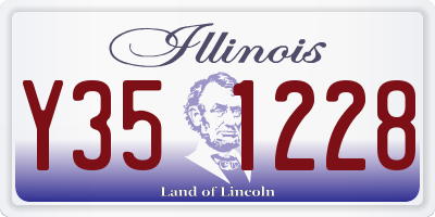IL license plate Y351228