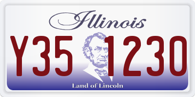 IL license plate Y351230