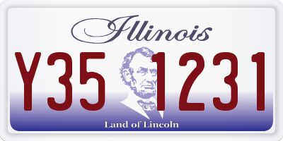 IL license plate Y351231