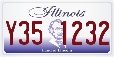 IL license plate Y351232