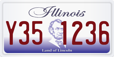 IL license plate Y351236