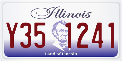 IL license plate Y351241
