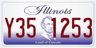 IL license plate Y351253