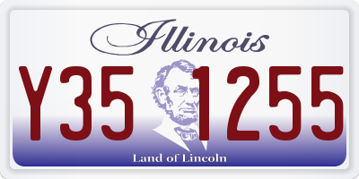 IL license plate Y351255