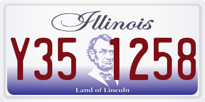 IL license plate Y351258