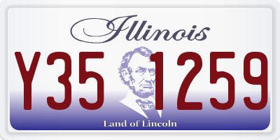 IL license plate Y351259