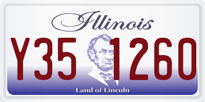 IL license plate Y351260