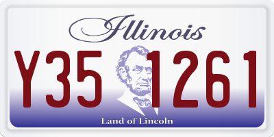 IL license plate Y351261