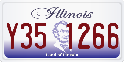 IL license plate Y351266