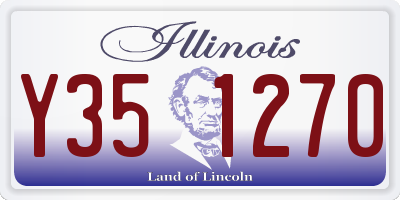IL license plate Y351270