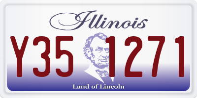 IL license plate Y351271