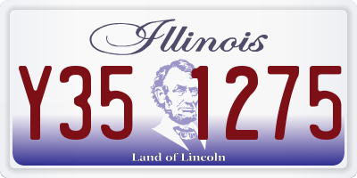 IL license plate Y351275