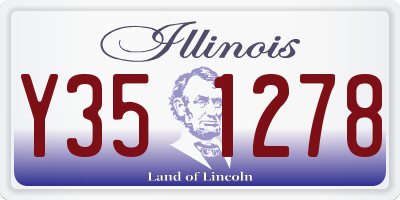 IL license plate Y351278