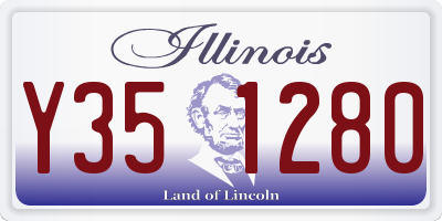 IL license plate Y351280