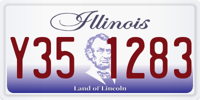 IL license plate Y351283